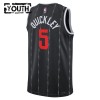Dres Toronto Raptors Immanuel Quickley Nike 2025-26 City Edition Crno Swingman - Dječji